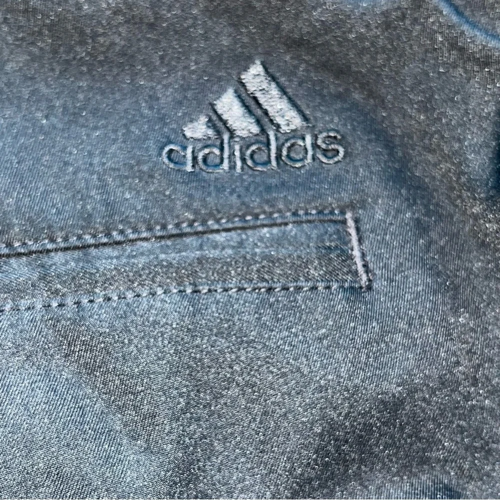 Adidas Black Flat Front Shorts Size 34‎